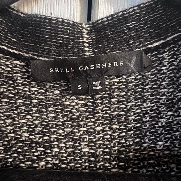 Skull Cashmere Wool & Cashmere Skull Cardigan size small - Picture 3 of 5